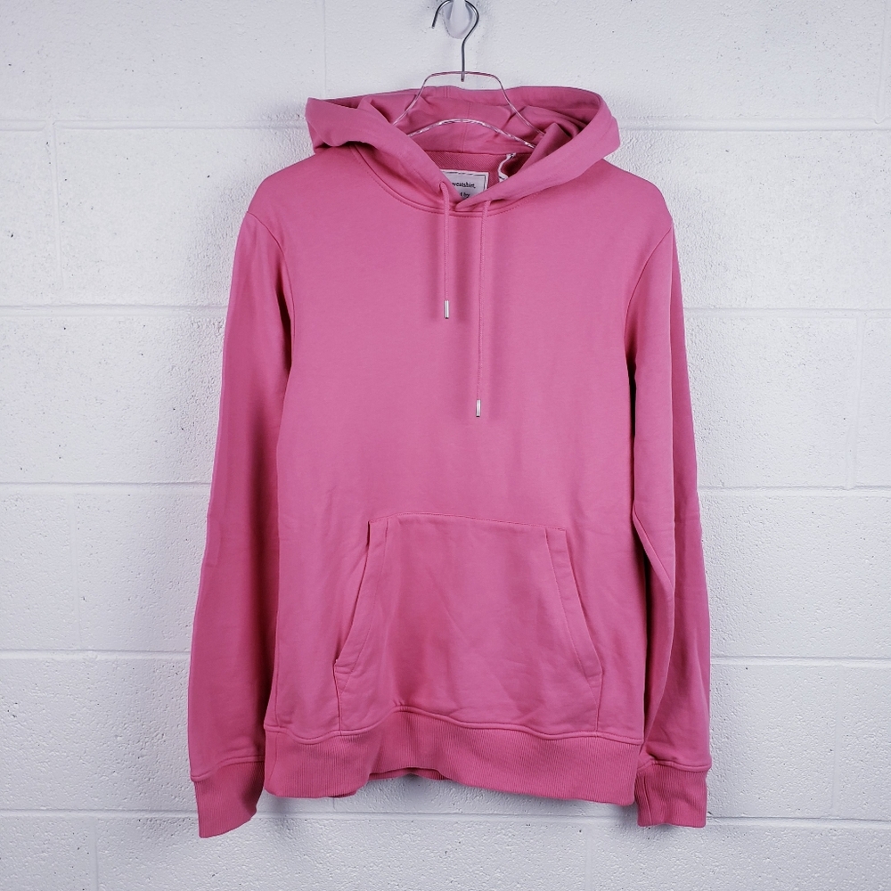 Helmut Lang‎ x Jeremy Deller Hoodie Reversible Pink Patch Hood Sweatshirt Size S